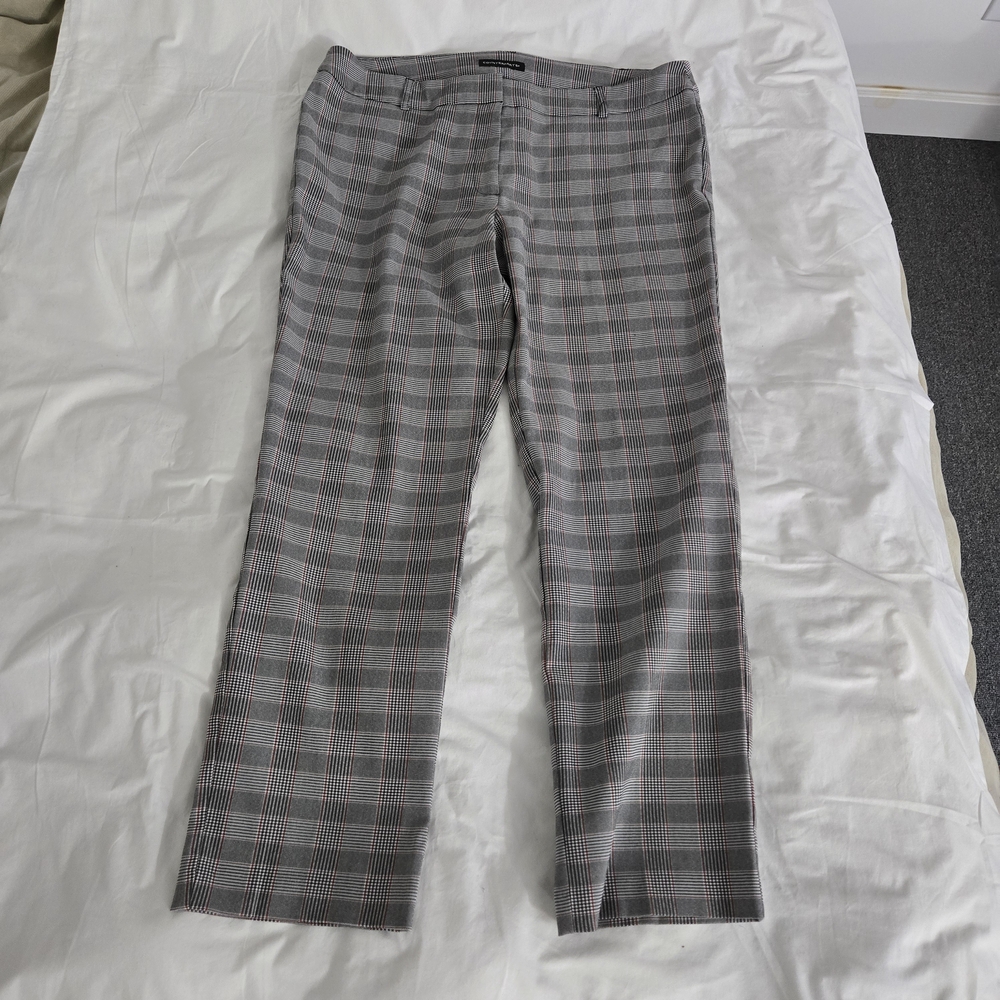 Counterparts Gray Plaid Trousers / Dress Pants
